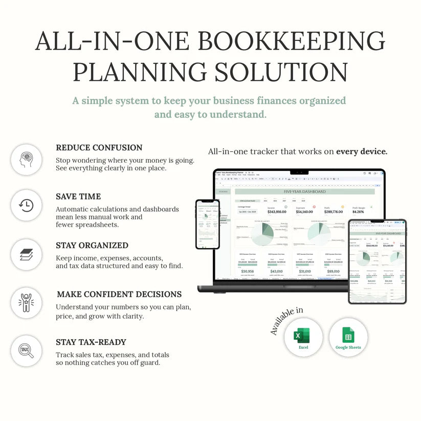 Davlearn Easy Bookkeeping Planner