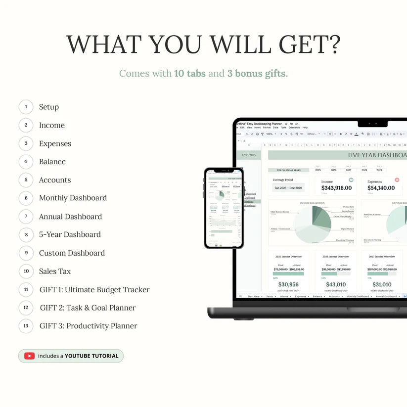 Davlearn Easy Bookkeeping Planner