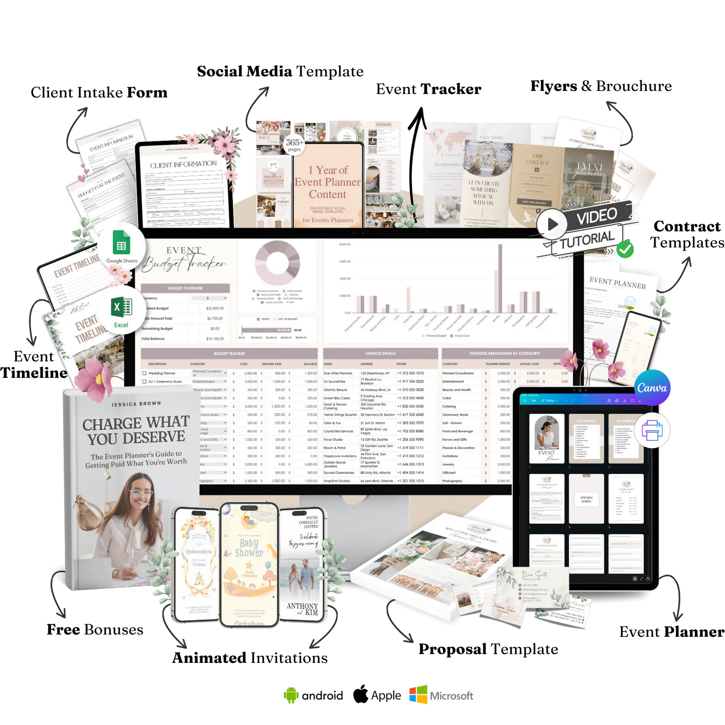 All-In-One Planner Kit for Event Planners